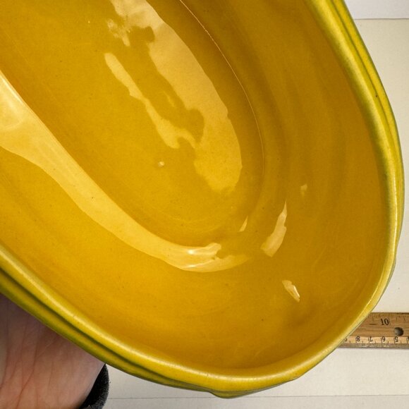 Vtg Shawnee USA Corn on Cob Ceramic Casserole Dish No Lid Replacement Bottom - Picture 10 of 11